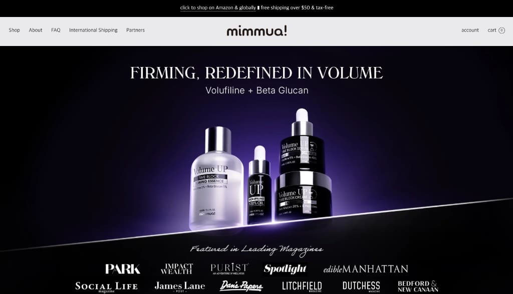 mimmua! 대표 화면 (PC)