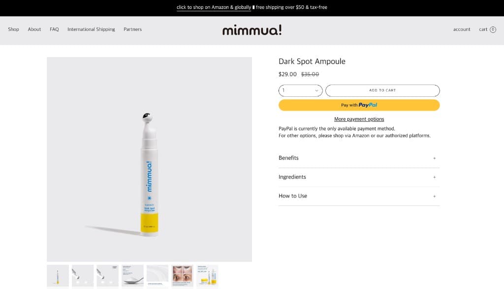 mimmua! 상품 상세